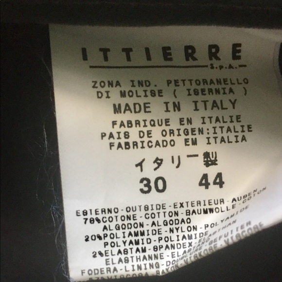 Vintage Versace Velvet Jeans NWOT + Bag IT 30 Never Worn (Frame for Exposure) - Picture 5 of 12